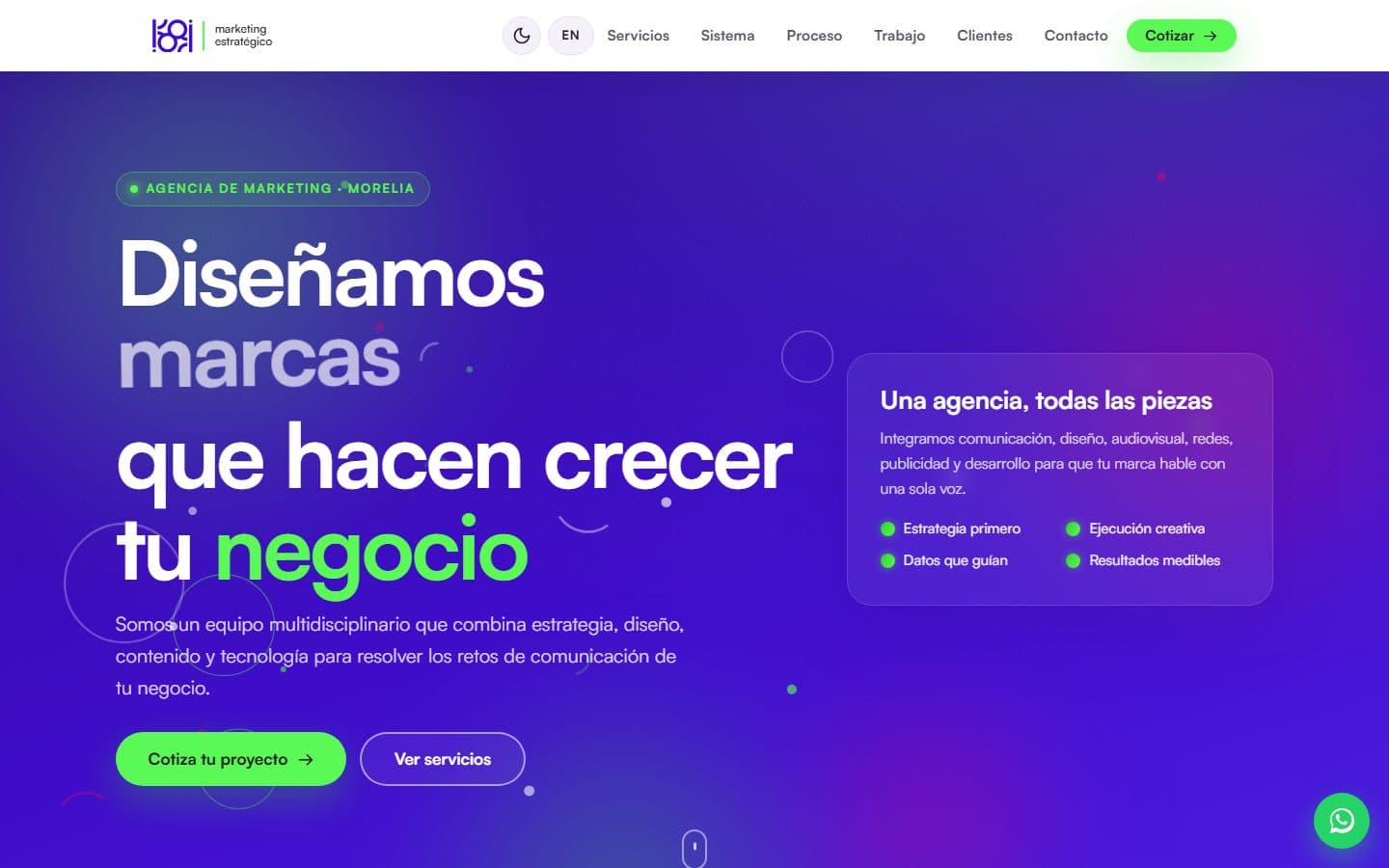 KOI Comunicación — Agency Site